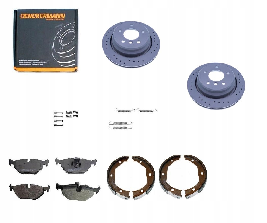 Kotouče Čelisti Bmw 5 E39 Zadní Větrané