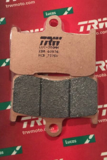 KLOCKI PRZÓD TRW Triumph 675 Street Triple RX 15-