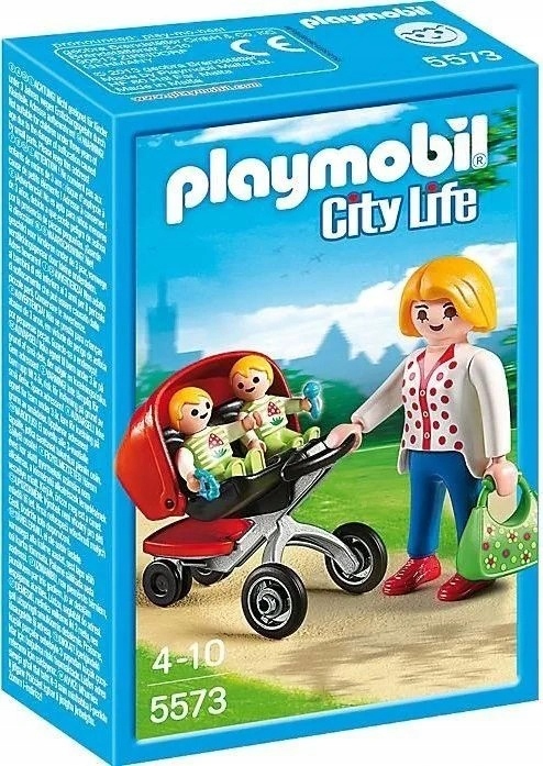 City Life Mama z wózkiem dla bliźniaków Playmobil 12743033464 