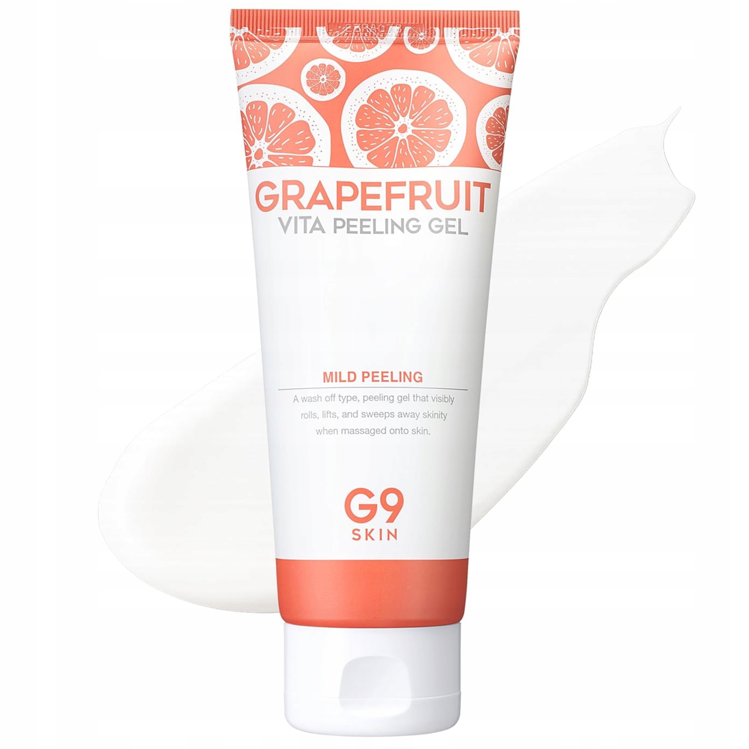 Gelový peeling na obličej G9Skin Grapefruit Vita Peeling Gel Aha Bha 150 Ml