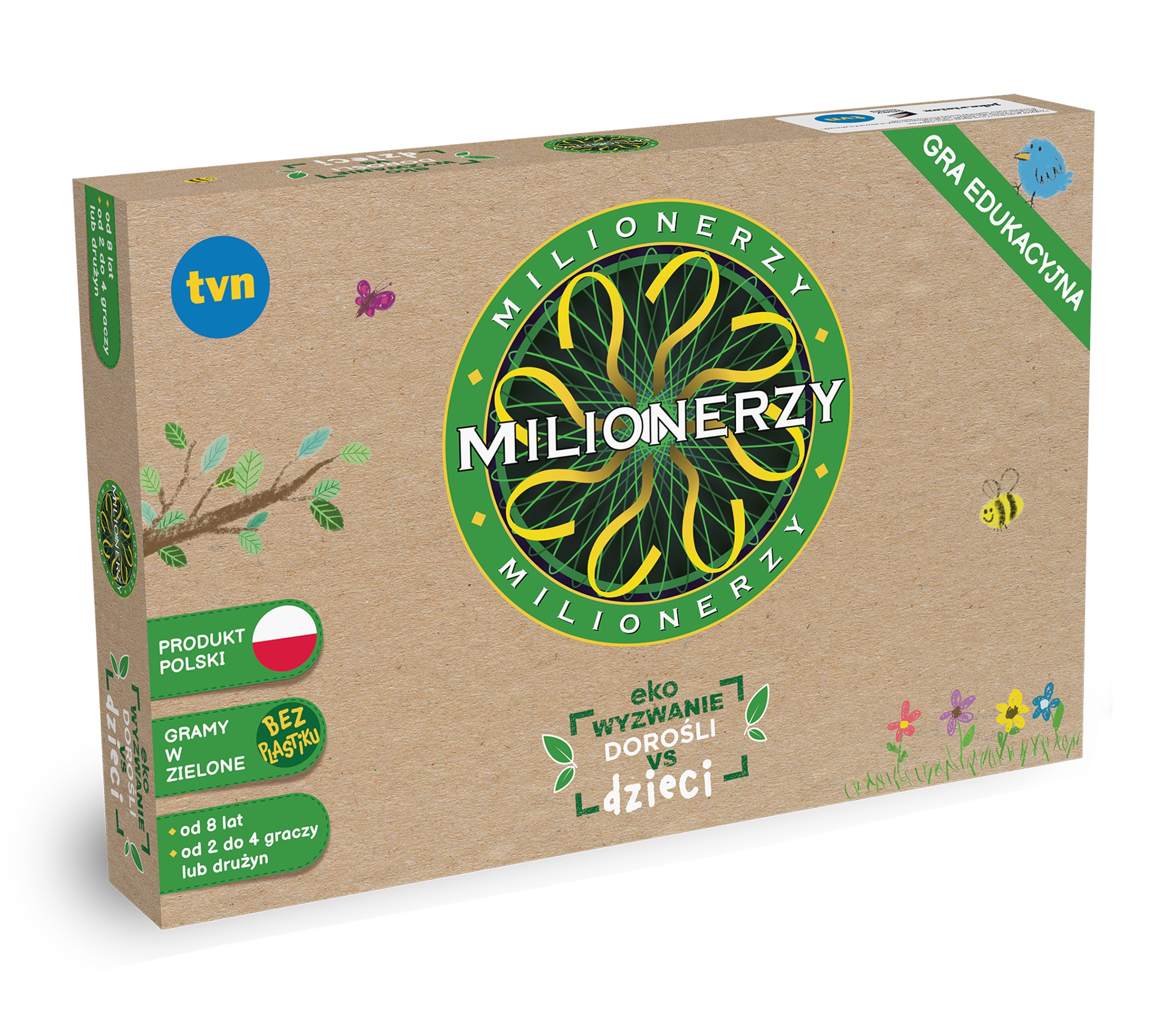 GRA MILIONERZY EKO WYZWANIE DOROŚLI VS DZIECI