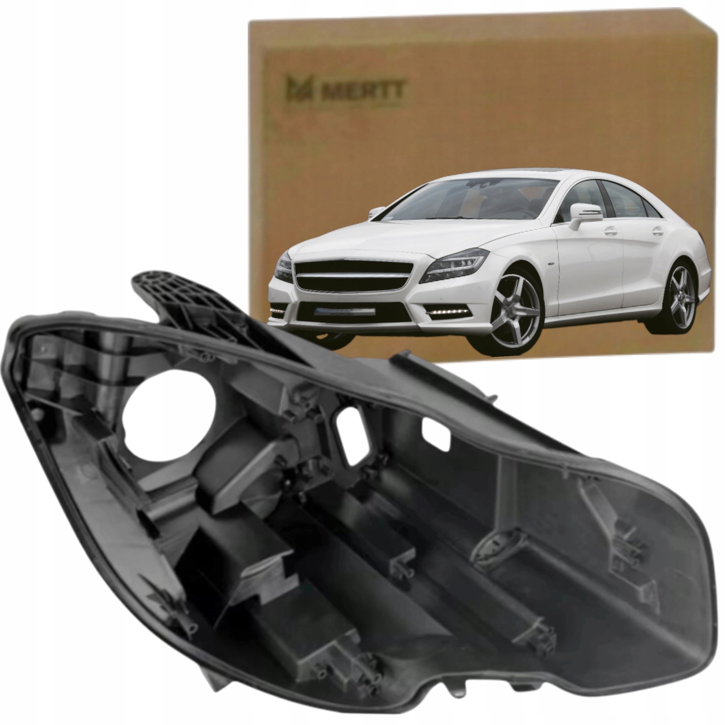 Mercedes Cls W218 C218 10-14 Kryt krytu světlometu Pravý Xenon