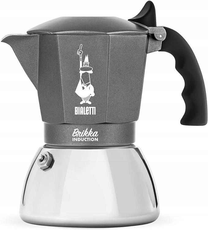 Bialetti Kávovar Na Přípravu Kávy Brikka Induction Stříbrný 4tz