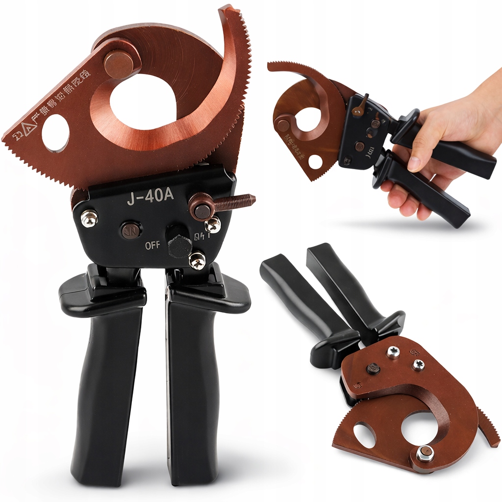 Ráčnové Nůžky Na Kabely 300 mm2 Ocel J40A