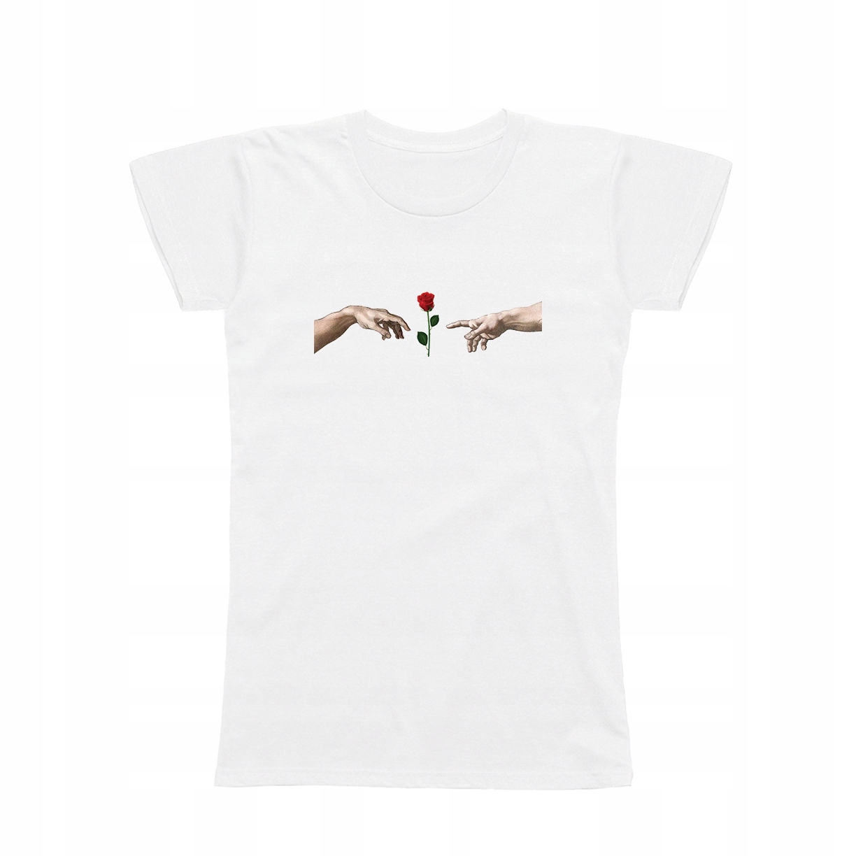 

M - Koszulka T-shirt Michelangelo Rose Anioł Art