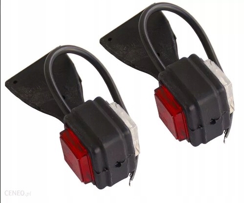 LAMPA OBRYSOWA LED OBRYSÓWKA BIAŁO CZERWONA LAWETA Źródło światła LED