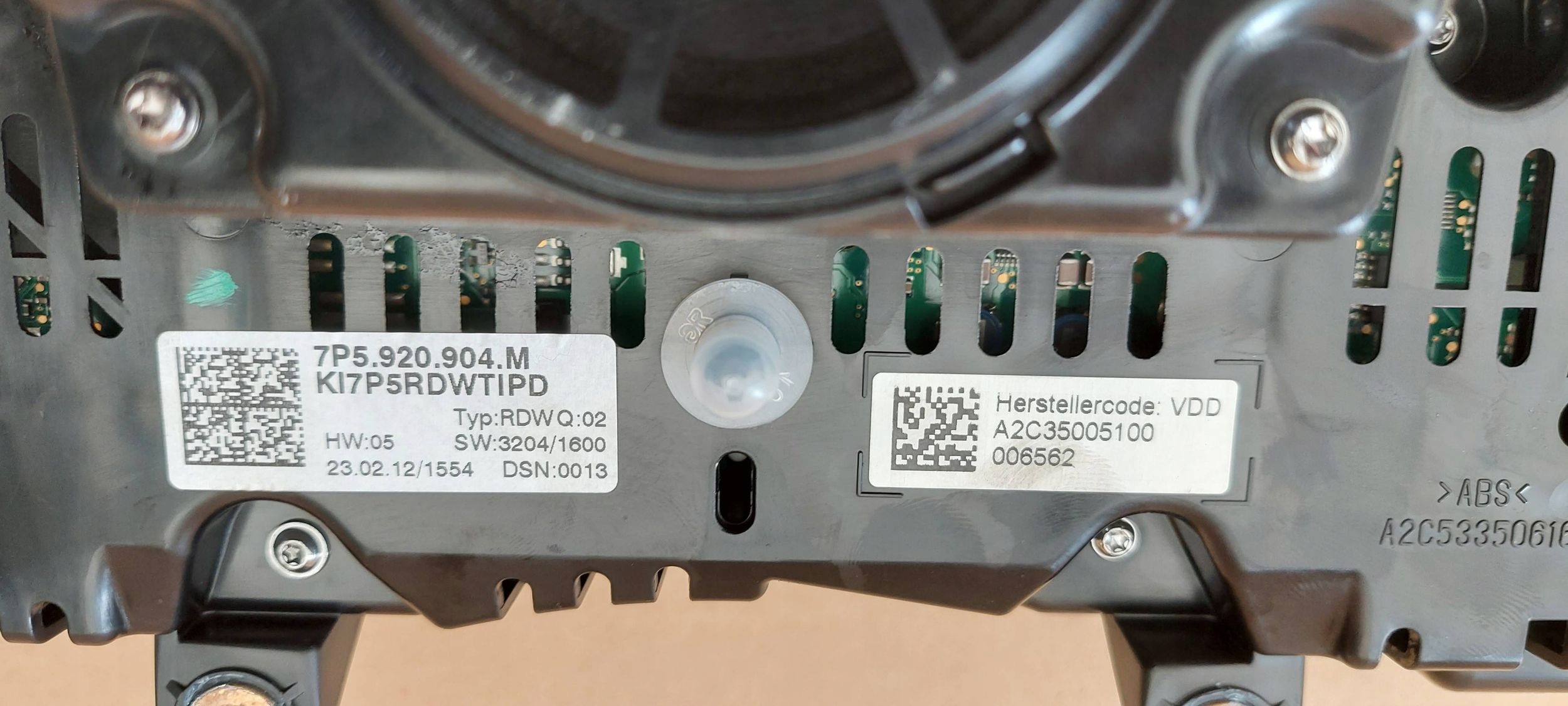 dials PORSCHE CAYENNE 7P 10-18 DIESEL 7P5920904M