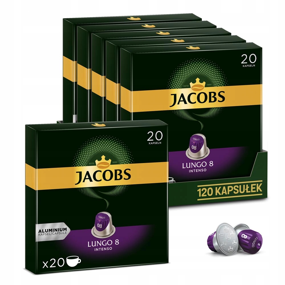 Kapsułki do Nespresso Jacobs Lungo 120 szt.