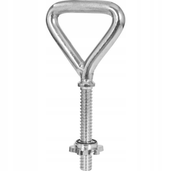 Gryf uchwyt kettlebell regulowany chromowany 30mm