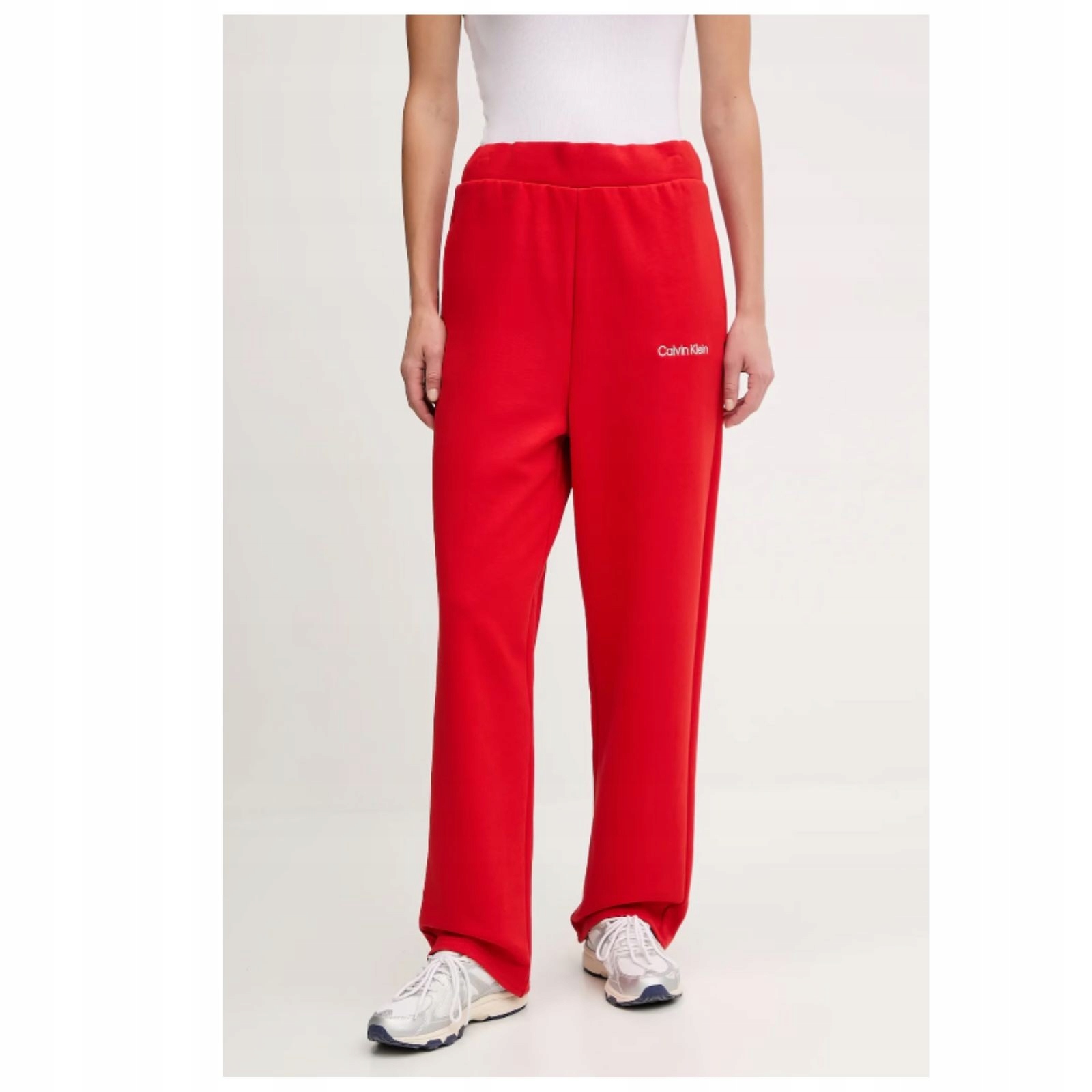 Dámské tepláky Calvin Klein Straight Leg With Rib