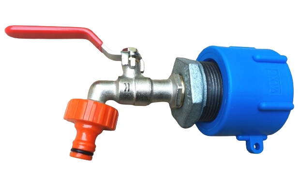 REUKCJA IBC MAUZER DO ZBIORNIKA 1000L Z ZAWOREM