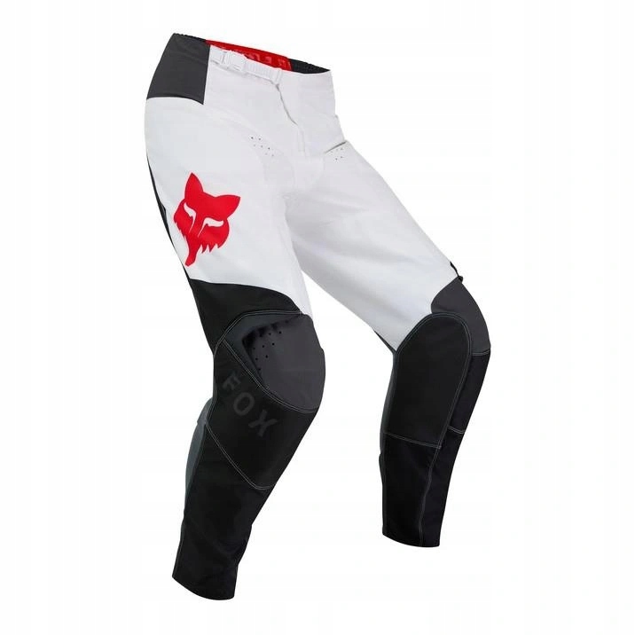 Pánske enduro nohavice Fox 180 Flow White/red červená Darčeky chrániče