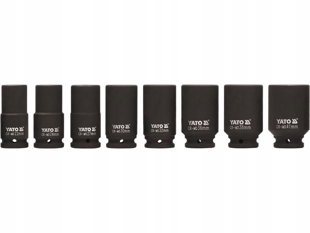 YATO ZESTAW NASADEK UDAROWYCH DŁUGICH 8 SZT.