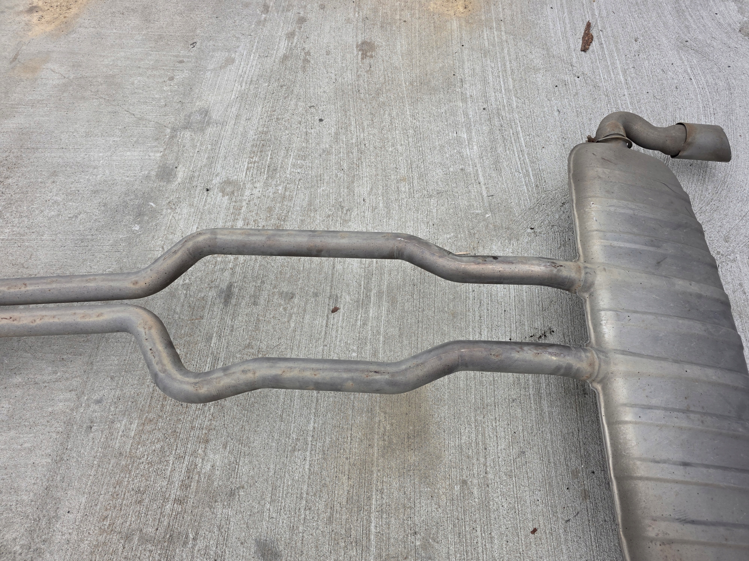 muffler, exhaust KOMPLET AUDI Q7 4L 4.2 TDI original !!!