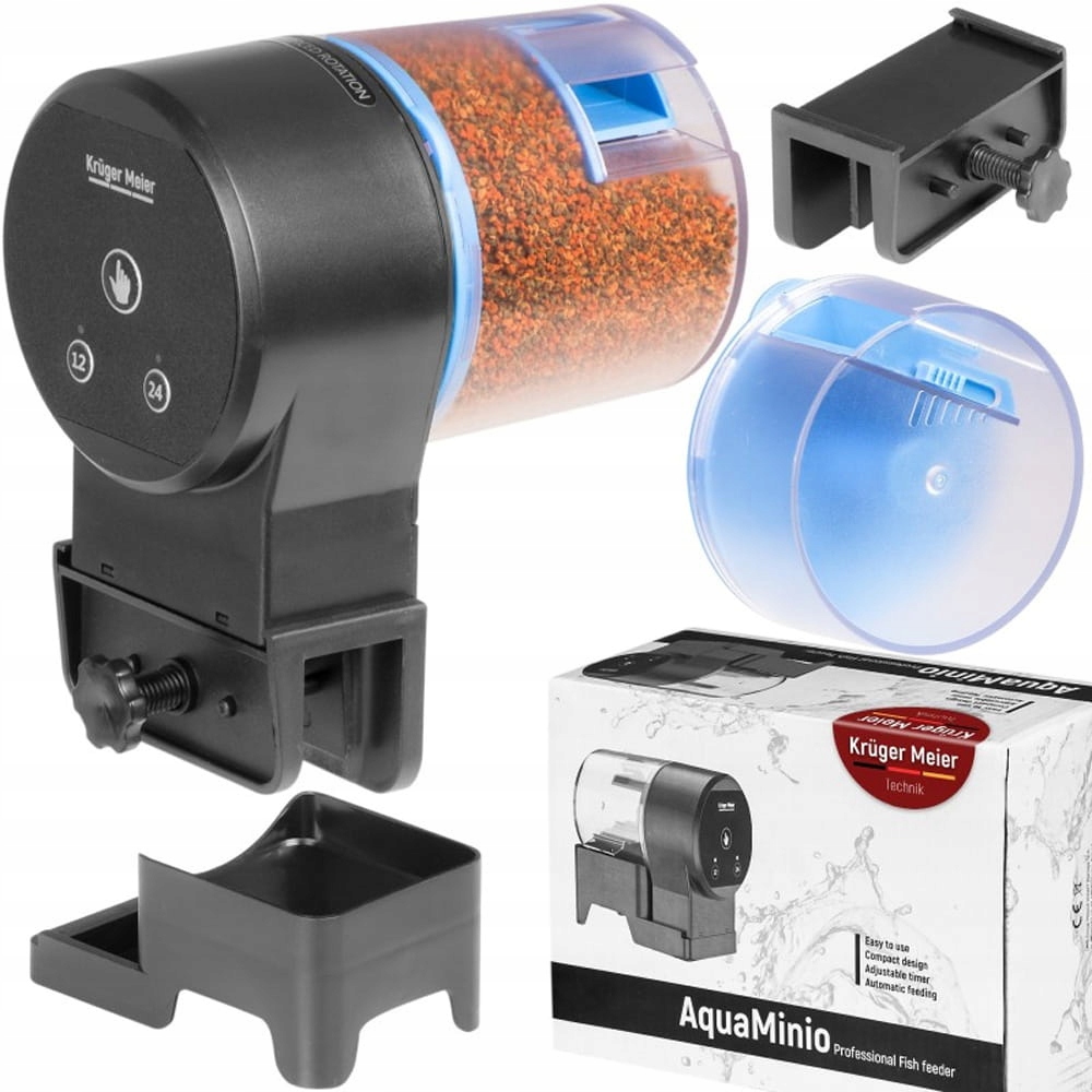 Levně Kruger Meier AquaMinio 250 – automatické krmítko, 2 režimy krmení