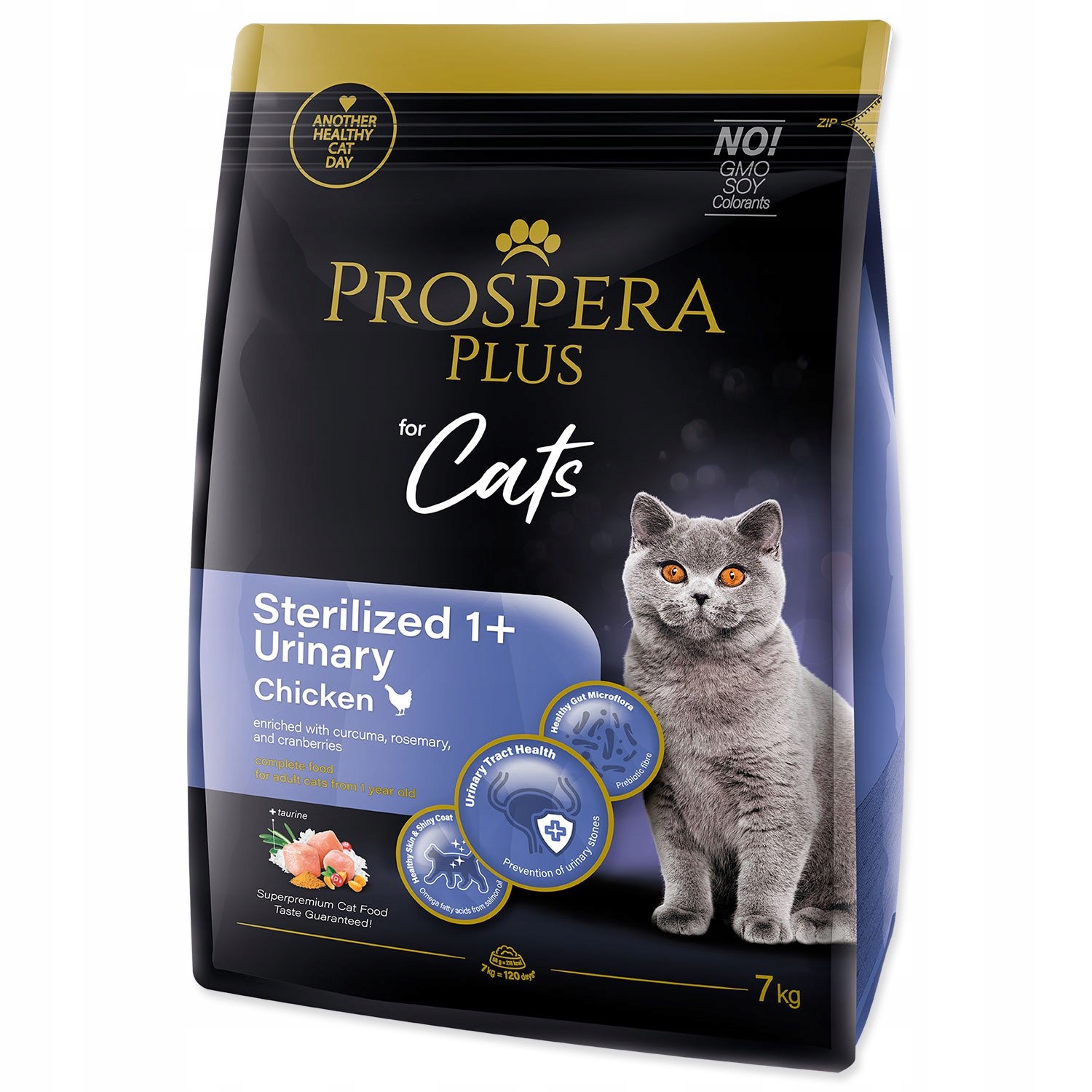 Levně Krmivo Prospera Plus Sterilized 1+ Chicken Urinary 7kg