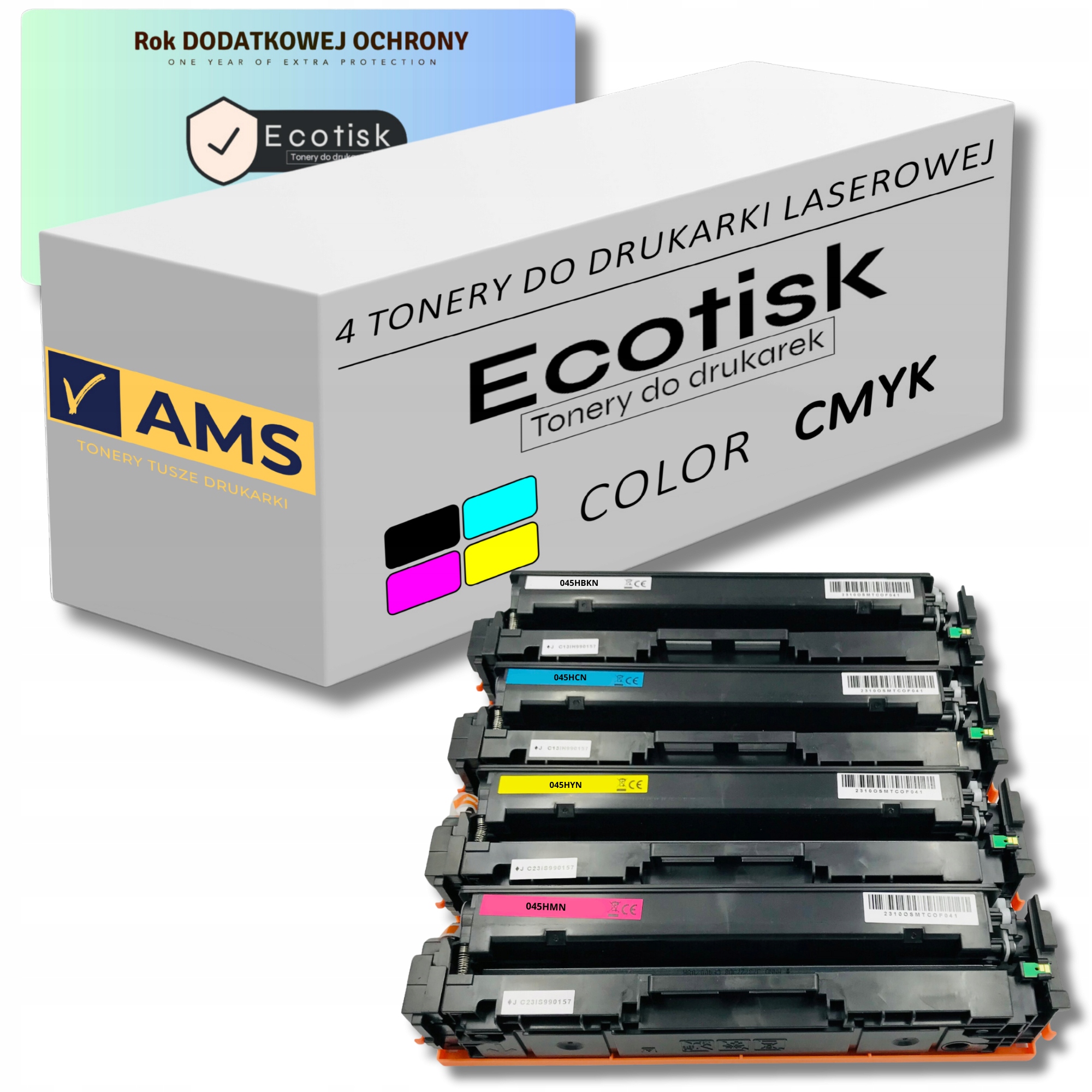 4x Toner pro Canon CRG-054H Cmyk pro Canon MF641cw MF643Cdw MF645Cx