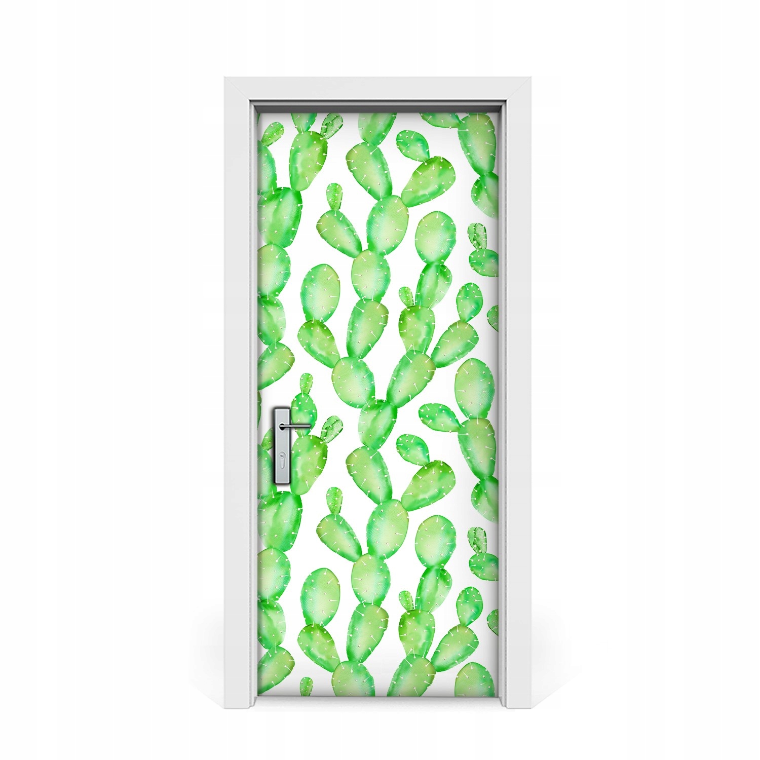 

Naklejka na drzwi okleina Pastelowe kaktusy 85x205