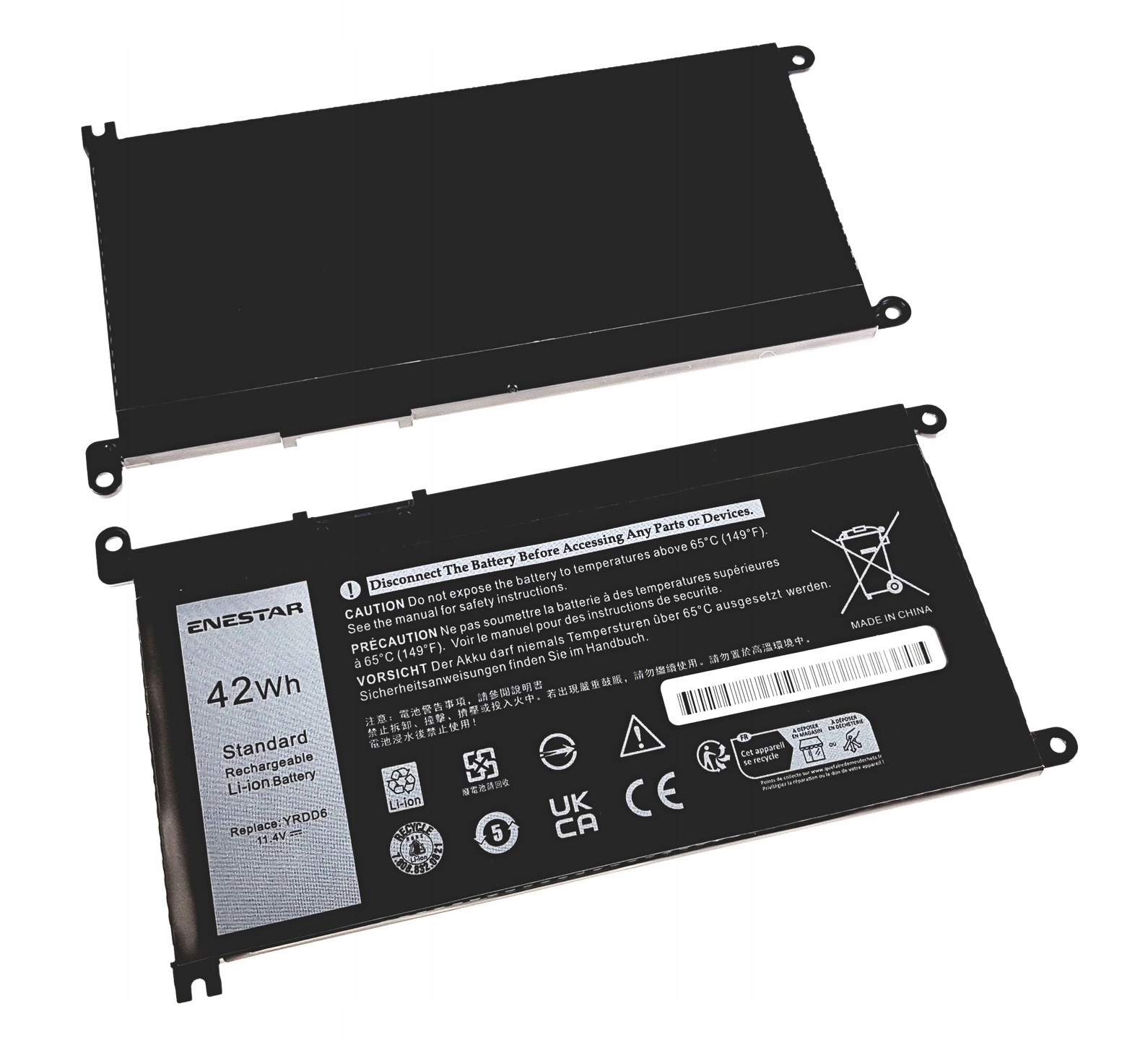 42Wh Bateria do Dell YRDD6 1VX1H Vostro 5490 5590
