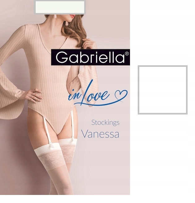 

Gabriella pończochy ślubne Vanessa 476 5/6 Bianco
