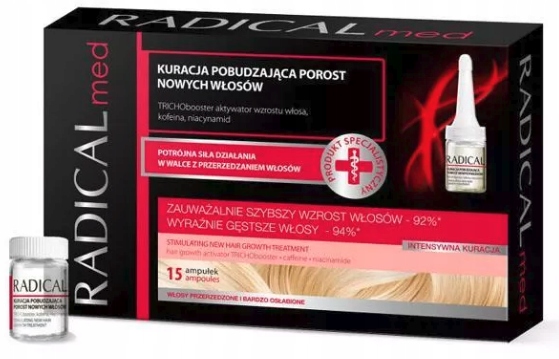 

Radical Med kuracja na porost włosów 15 amp. x 5ml