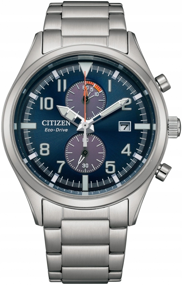 Zegarek męski Citizen CA7028-81L granatowy sportowy do pływania