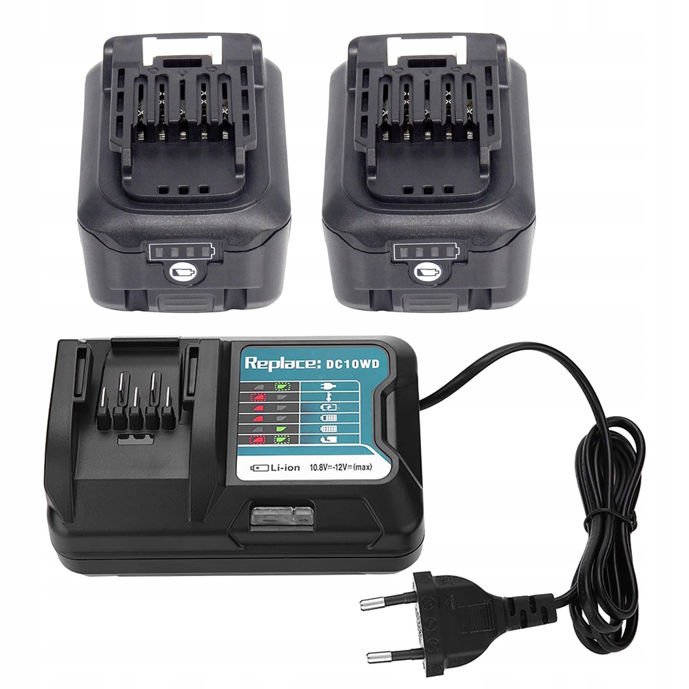 2x Akumulator BL1041B 12V 4.0Ah Ładowarka DC10WD do Maki-ta Cxt DF031D DF333D