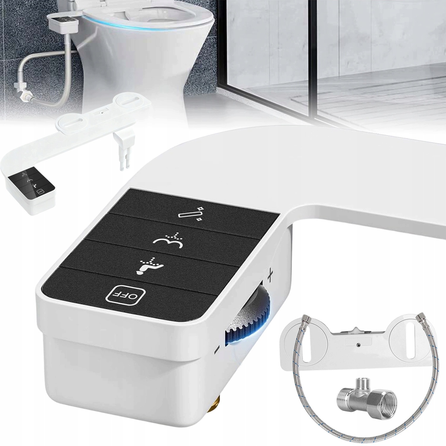 Bidetová Vložka Na Záchod, Nástavec Na Bidet, Smart Bidet, Tryska, Sada Wc