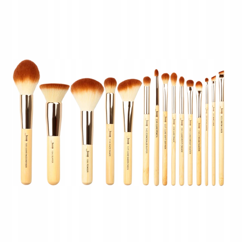 Jessup Make Up Brush Kosmetické Štětce Na Obličej T140 15KS