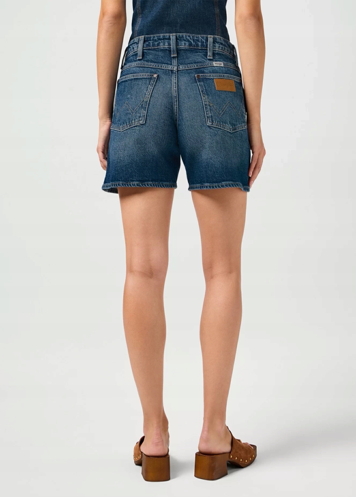 Dámské kraťasy Wrangler Cowboy Short 5 Inch Moonlite Haze 112362702 W25