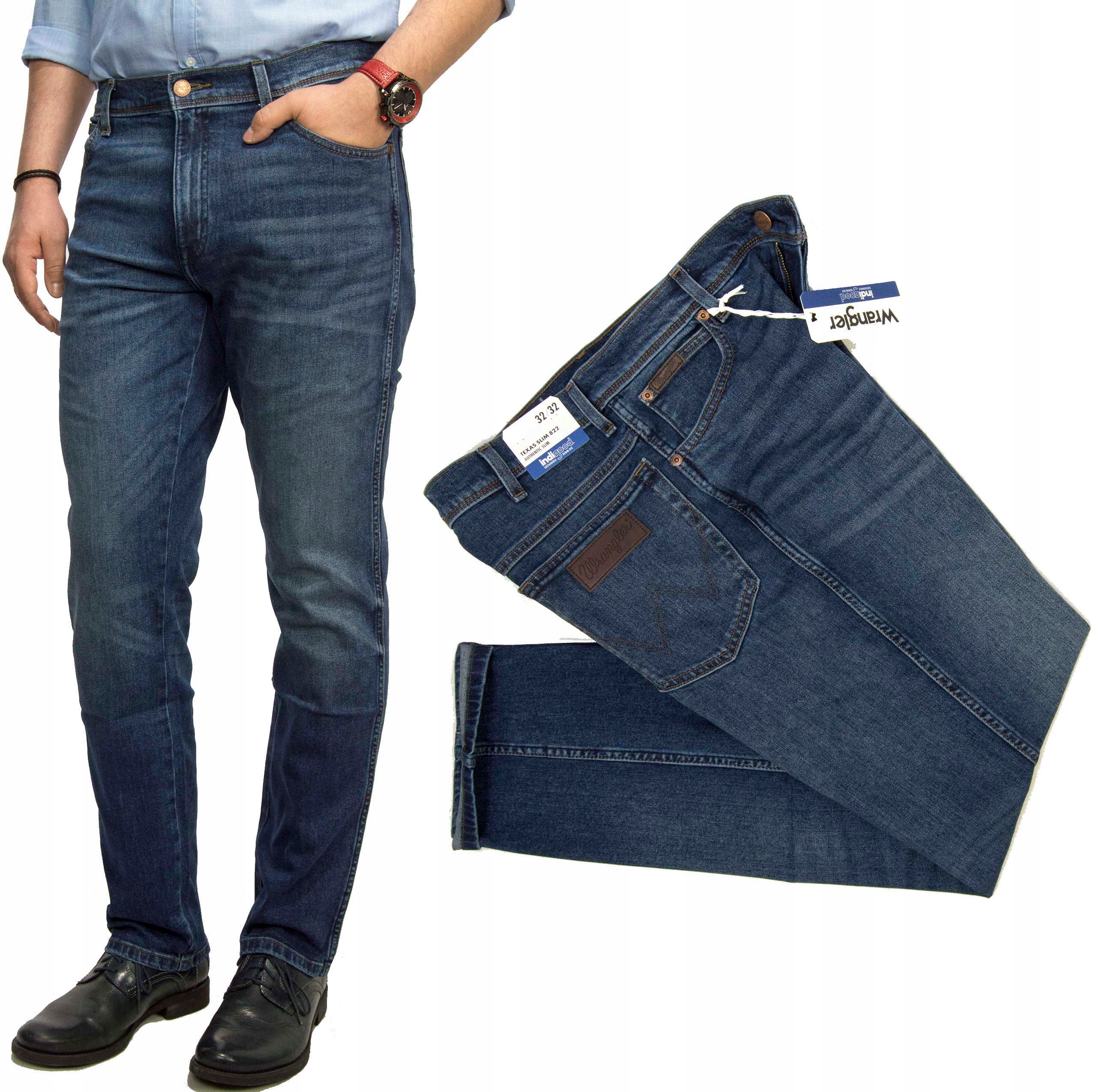 

Wrangler Texas Slim Guru spodnie jeansy W32 L34