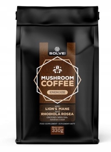 SolveLabs Mushroom Coffee Lion's mane Rhodiola 330g