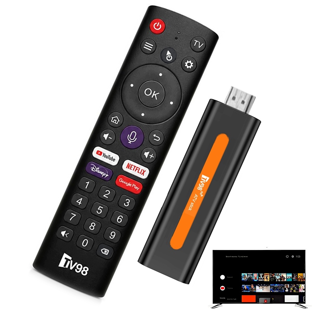 Přehrávač Multimediální nástavec Android 14 Smart Tv Stick Box WiFi 2/16