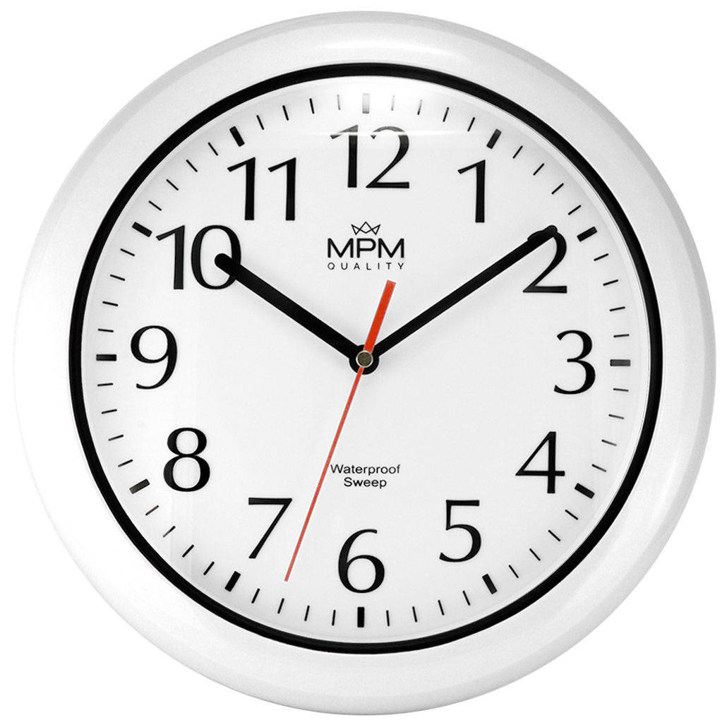 Nástěnné Hodiny Mpm E01.2535 Koupelnové Vodotěsné