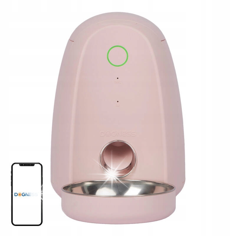 Dogness Mini Inteligentní Dávkovač Podavač krmiva Plastová miska WiFi 2L