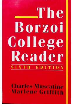 The Borzoi College Reader Charles Muscatine stan bdb. książka papierowa