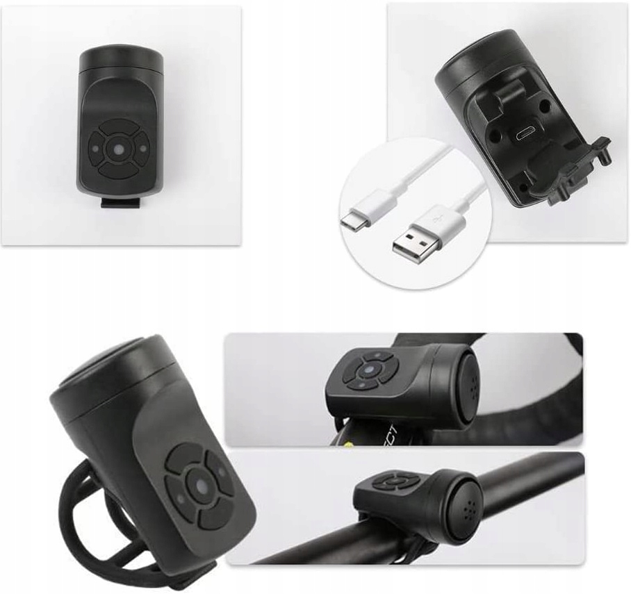 Dzwonek elektryczny KLAKSON ROWEROWY 120db (ZR05) Typ elektroniczny