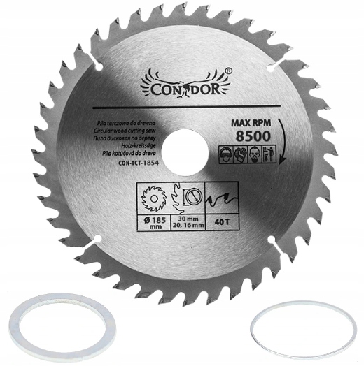 PIŁA TARCZOWA DO DREWNA 185x30 40T WIDIOWA