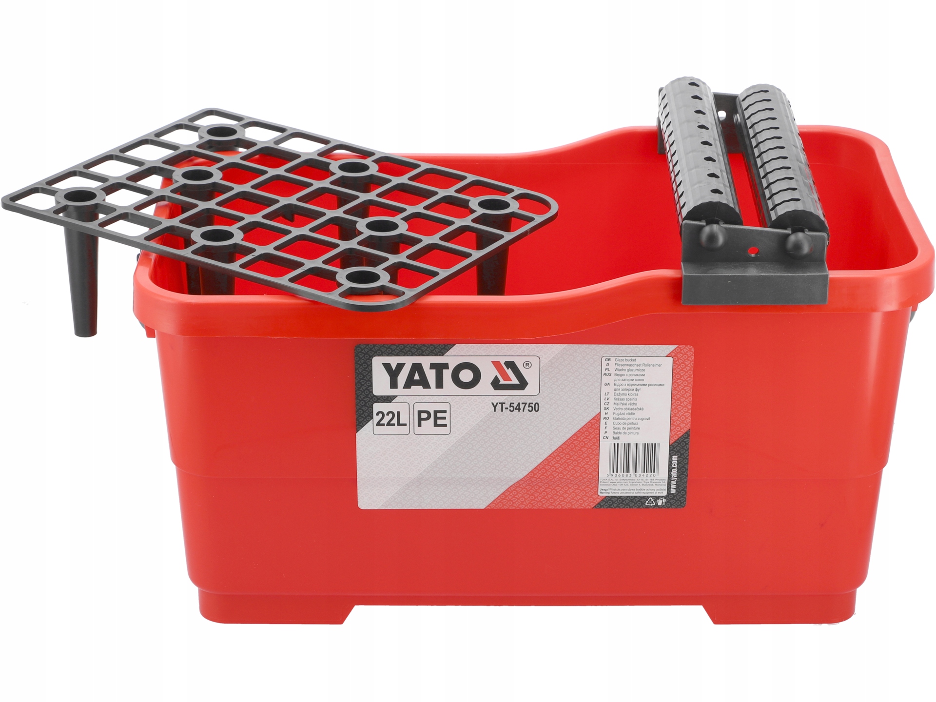 Glazurovací Kbelík S Válečky A Mřížkou 22 L Yato