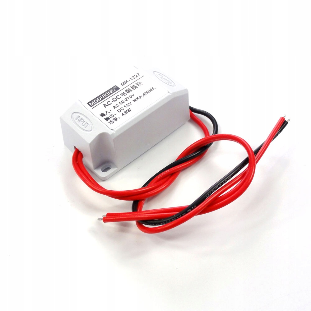 

Przetwornica Ac-dc 230V na 12V obudowie step-down