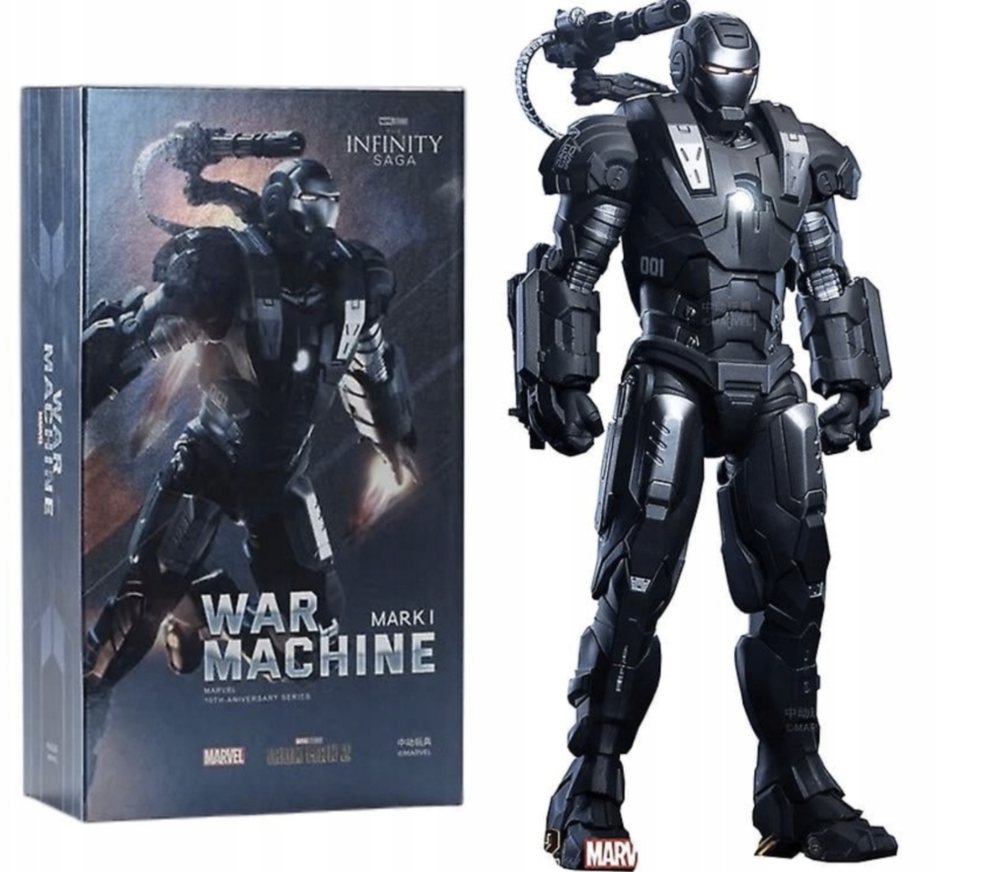 Pohyblivá figurka War Machine Mk1 Iron Man 18 cm Marvel Zd Toys Originál