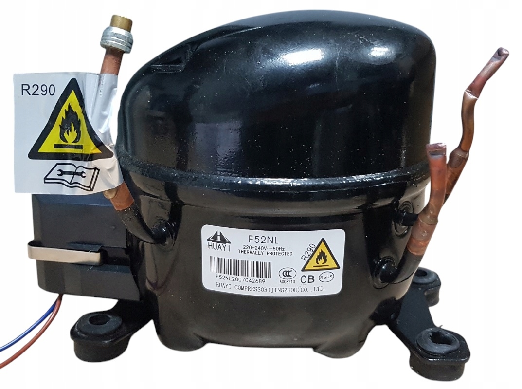 Agregat Sprężarka Huayi F52NL do osuszacza lodówki 5,2cm3 720W R290