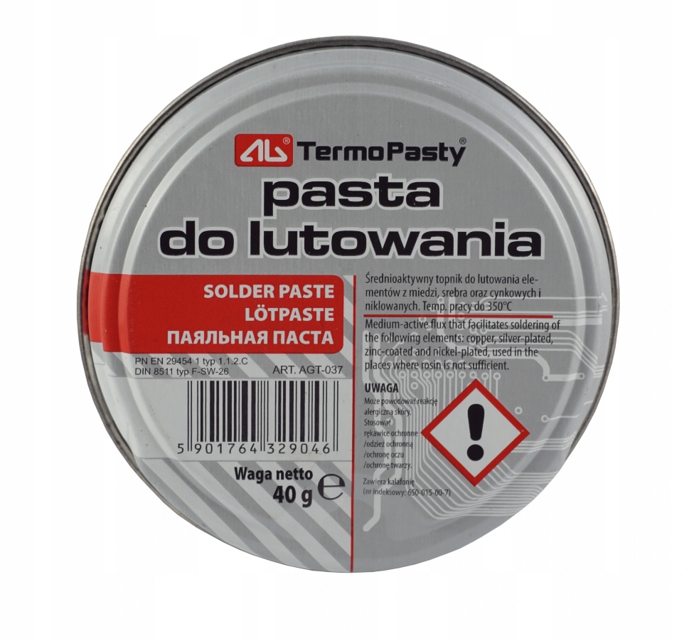 Pasta lutownicza 40g Ag TermoPasty AGT-037