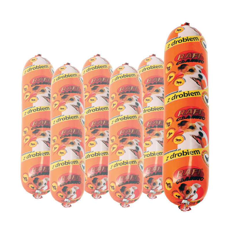 Dolina Noteci Karma Psa Rafi Baton Drobiowy 1kg 18 sztuk