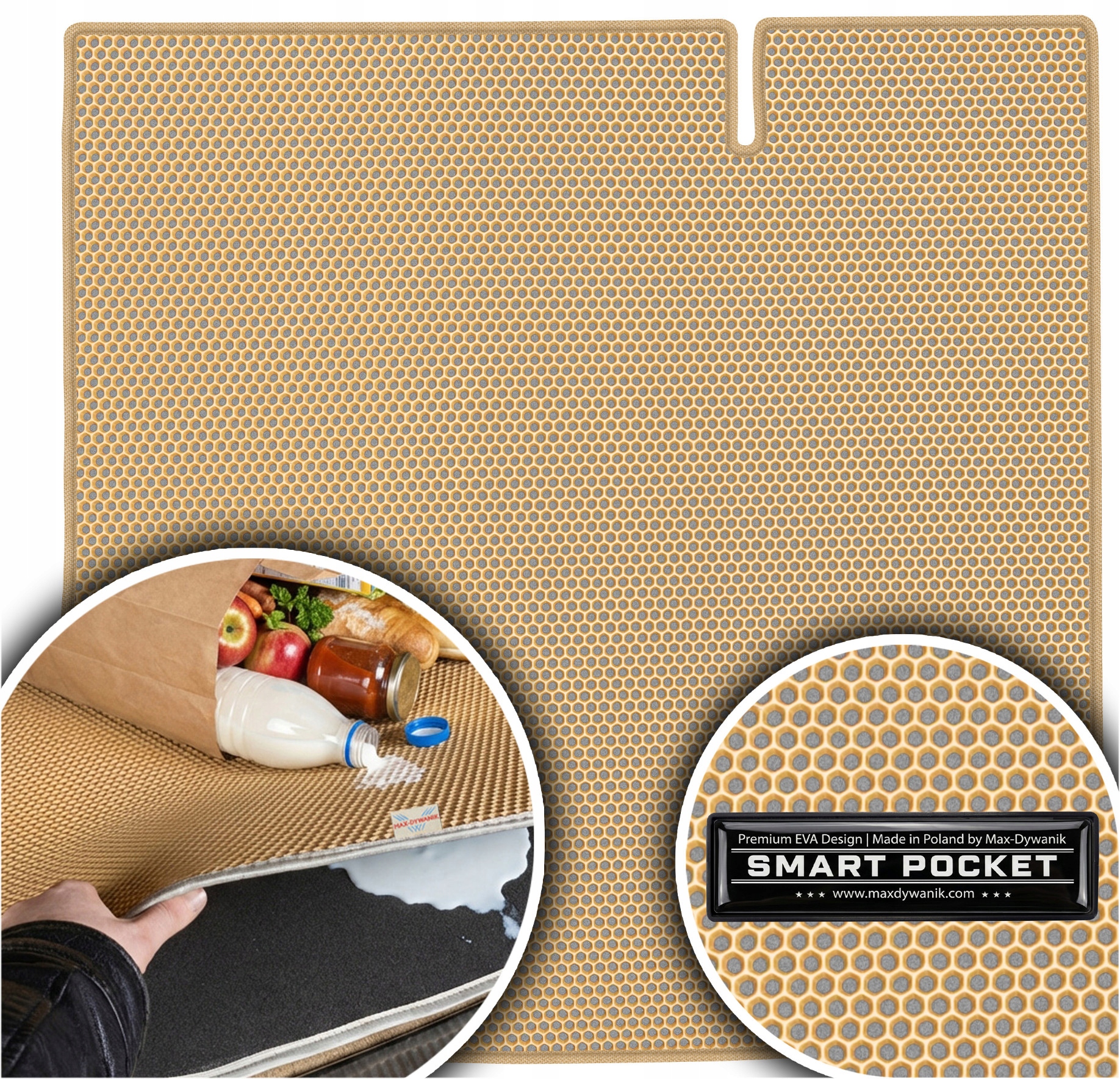 Dacia Duster II Suv 4x2 2018 Vložka do batožinového priestoru Eva Smart Pocket Béžová