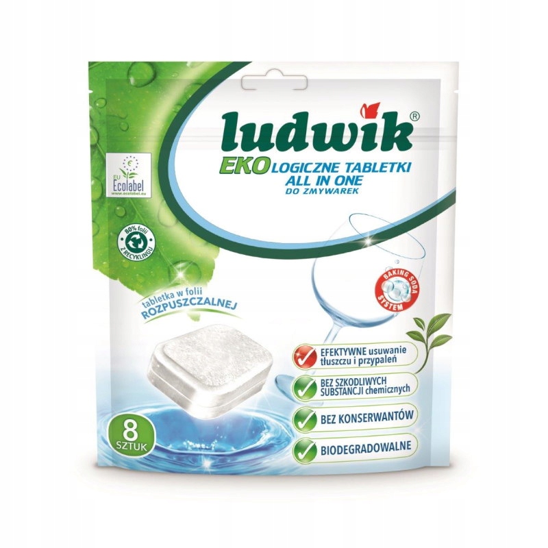 

Ludwik Ekologiczne Tabletki All In One Do Zmywarek