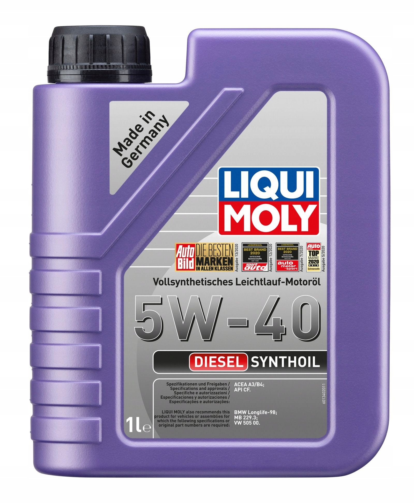 Motorový olej Diesel Synthoil 5W-40 5L