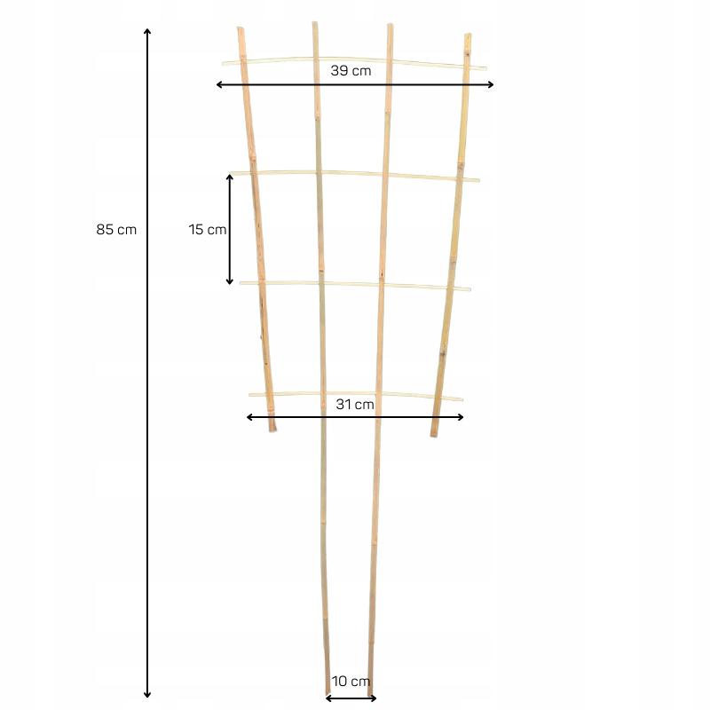 Drabinka bambusowa poczwórna 85cm podpora kwiatów Rodzaj tyczka