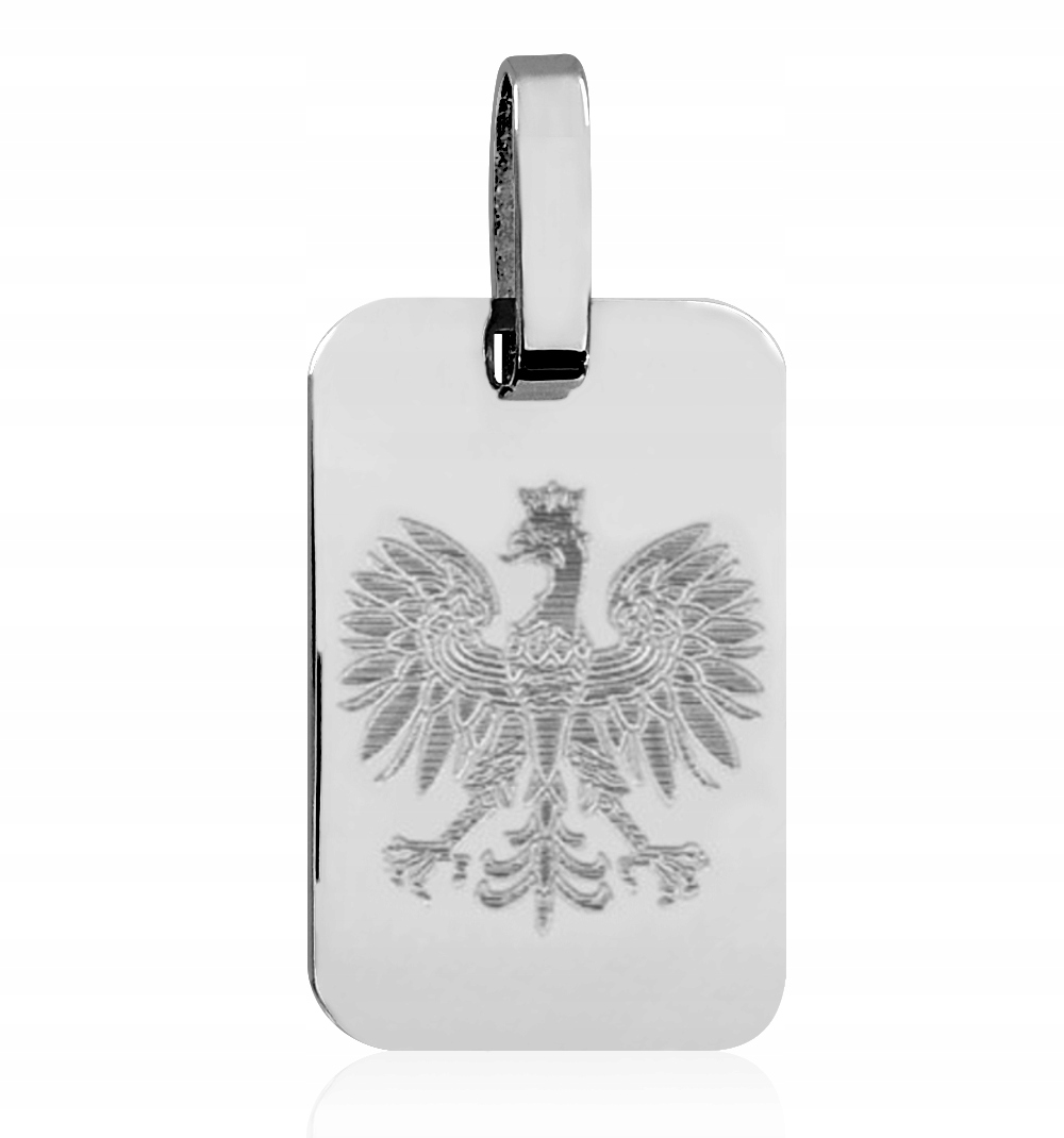 Plech Vojenská Známka S Orlem Orel Stříbro Gravírování