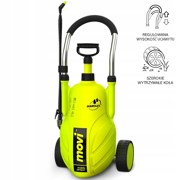 Opryskiwacz Wózkowy Ciśnieniowy Marolex Movi 16L Na Pompkę Na Kółkach